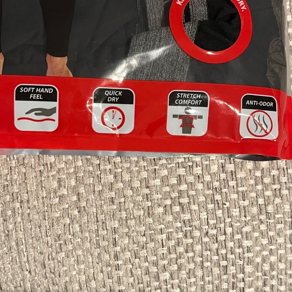 32 DEGREES Men's 2-Pack Performance Lightweight Thermal Base layer Pant,Black XL - Picture 3 of 11